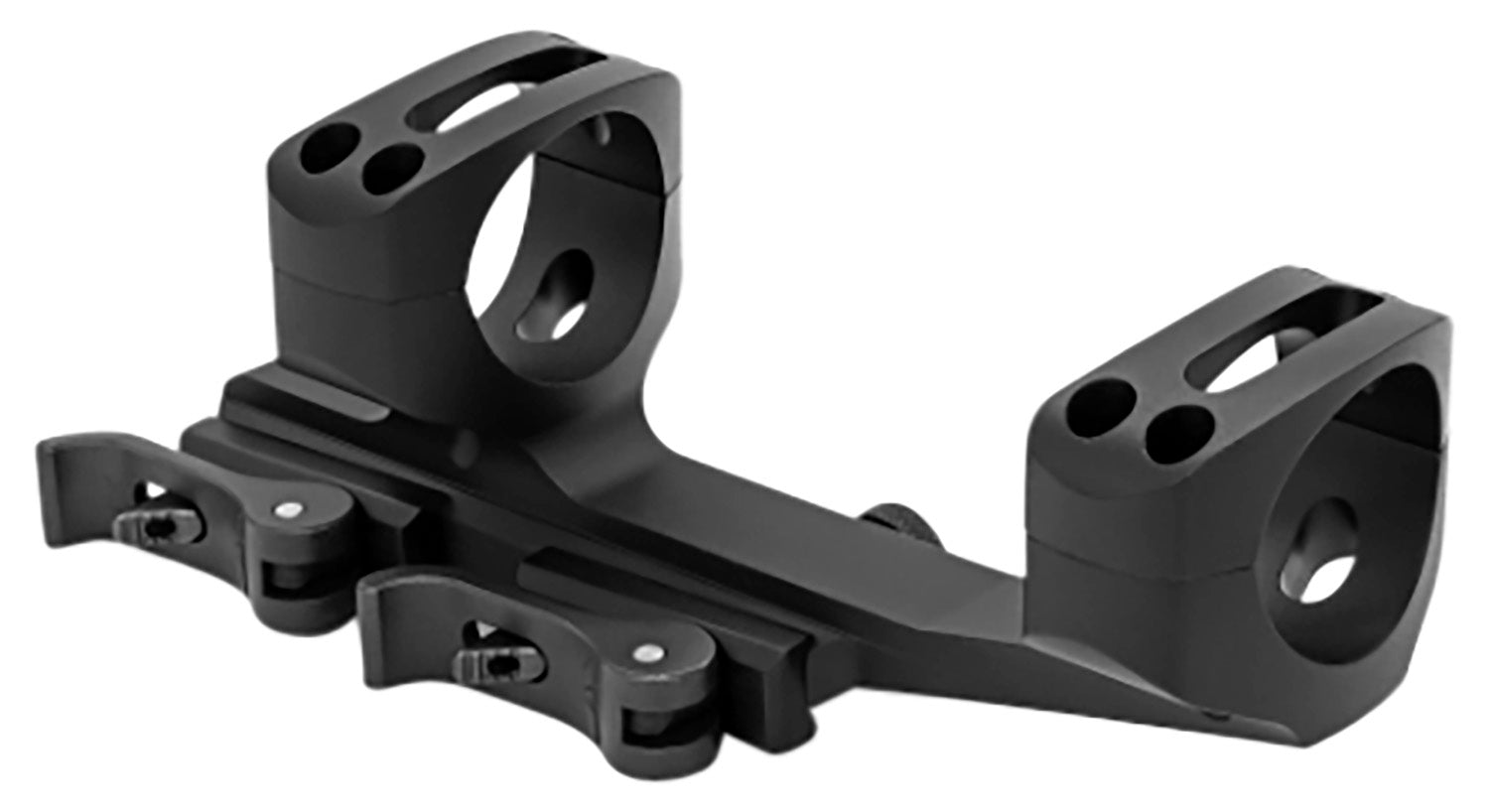 Warne QDXSKEL34TW 34mm Quick Detach X-SKEL Cantilever Scope Mount and Ring Combo Black Anodized MSR