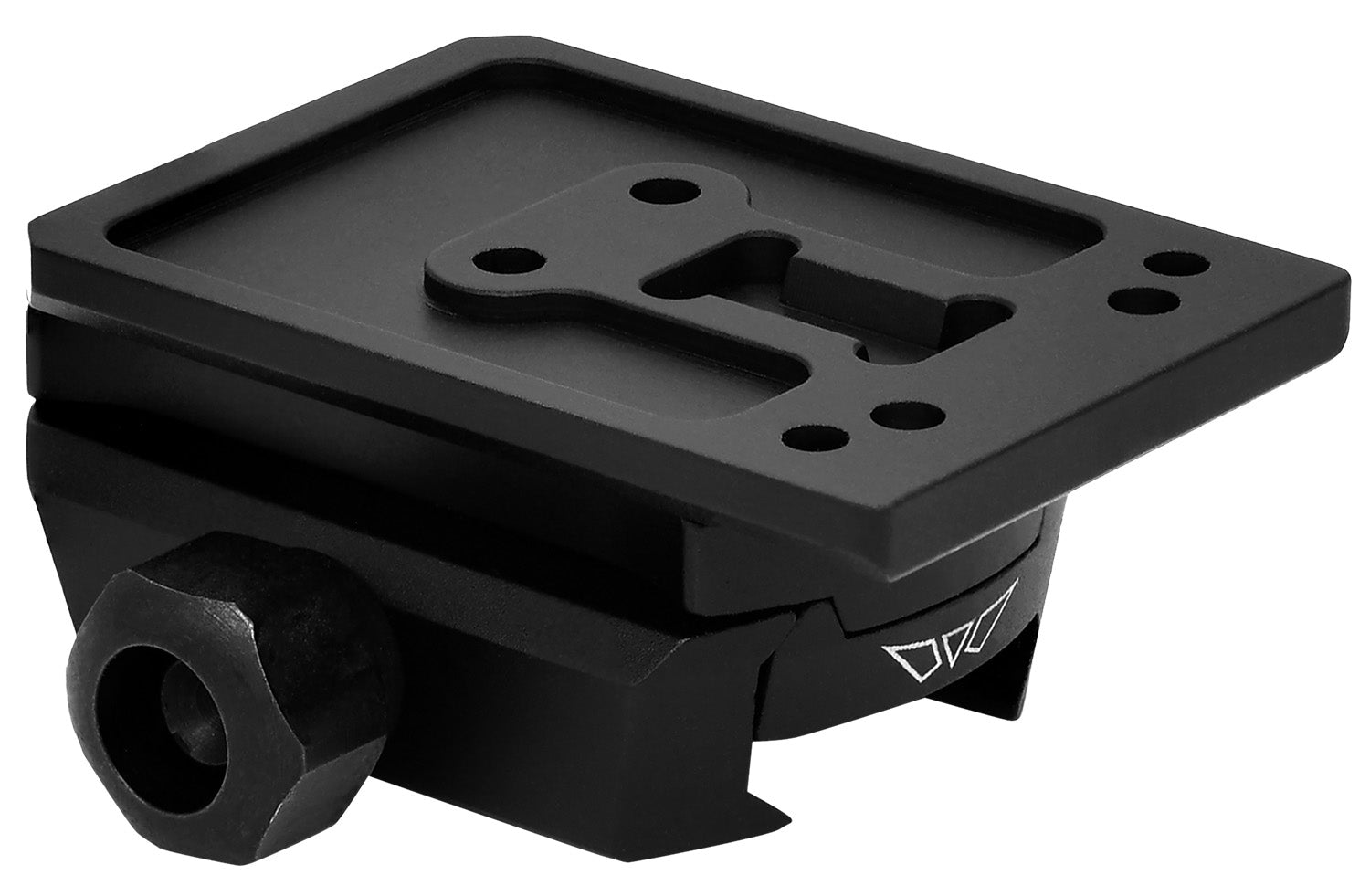 Warne 6104M Holosun AEMS Red Dot Riser Mount Tactical Black Anodized