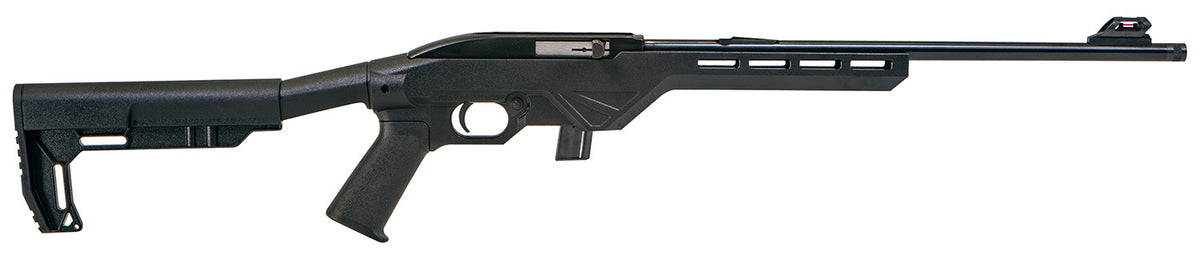 Citadel CIT22LRB Trakr .22 LR Bolt-Action Rifle, 10+1 Capacity, 18" Blued Threaded Barrel, Black Synthetic Stock