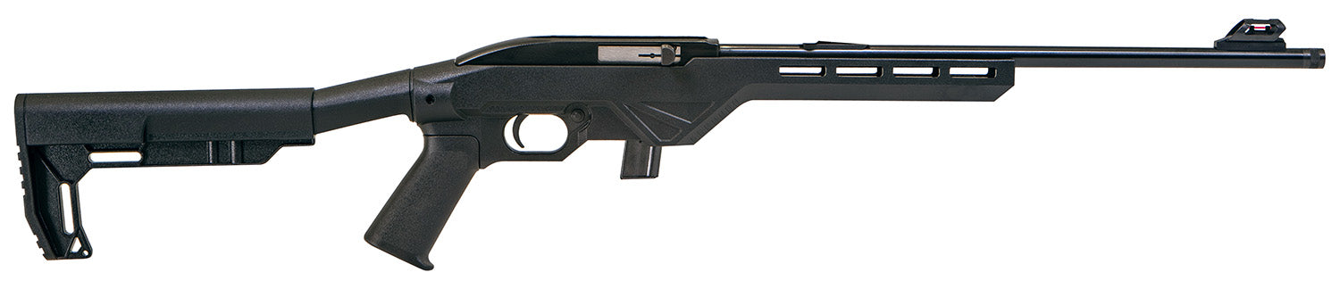 Citadel CIT22LRB Trakr .22 LR Bolt-Action Rifle, 10+1 Capacity, 18" Blued Threaded Barrel, Black Synthetic Stock