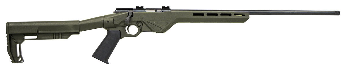 Citadel CIT17HMRBLTODG Trakr .17 HMR 5+1, 18" Blued Barrel & Receiver, OD Green Stock