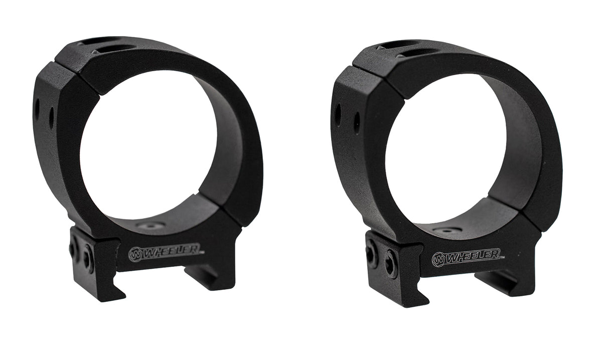 Wheeler Sporter Bi-Weaver Picatinny Scope Rings 34mm Medium Black