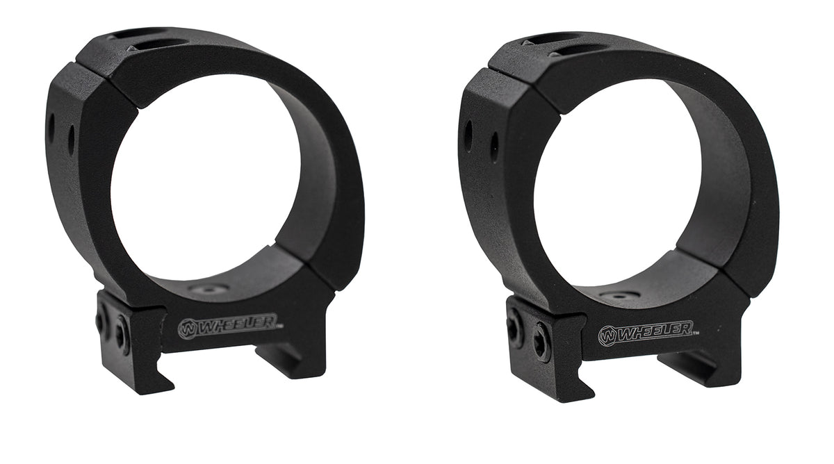 Wheeler Sporter Bi-Weaver Picatinny Scope Rings 30mm Medium Black