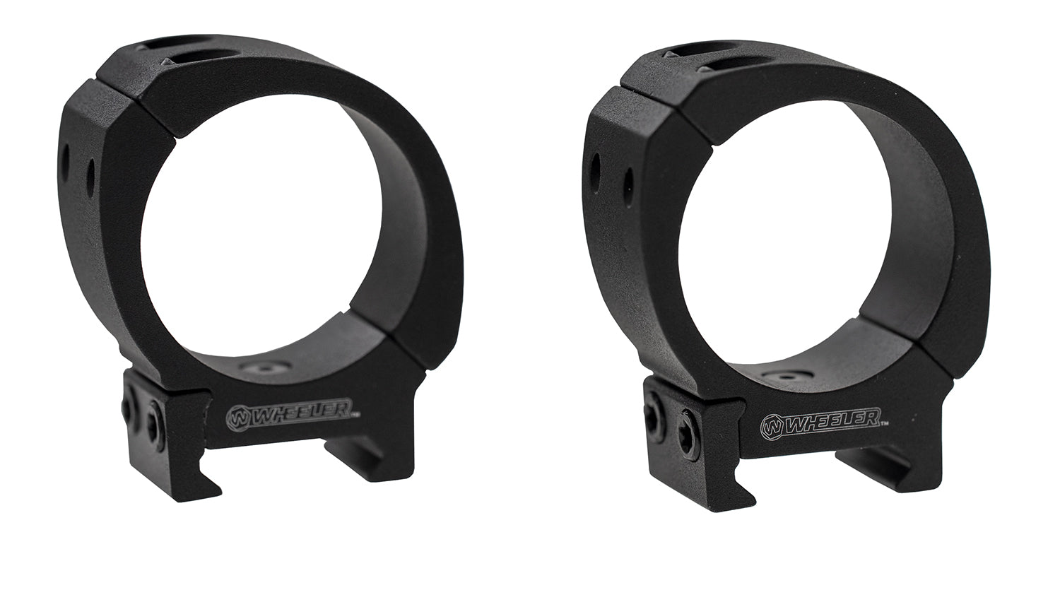 Wheeler Sporter Bi-Weaver Picatinny Scope Rings 30mm Medium Black