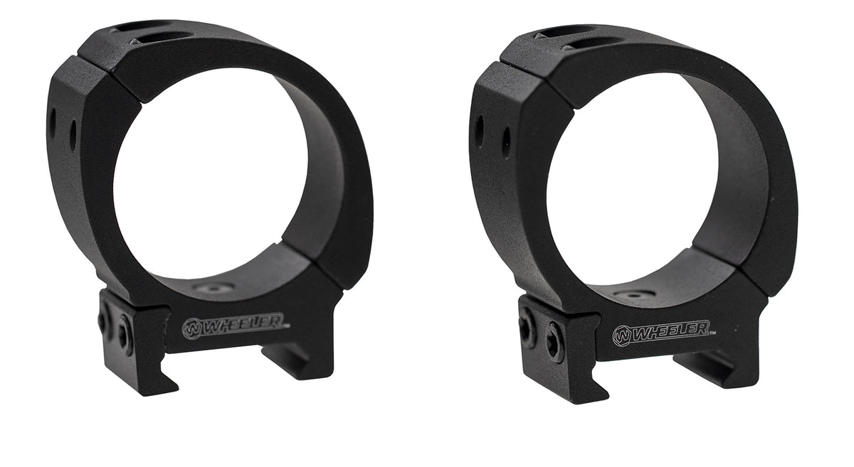 Wheeler Sporter Picatinny Scope Rings Black 30mm High 1133752
