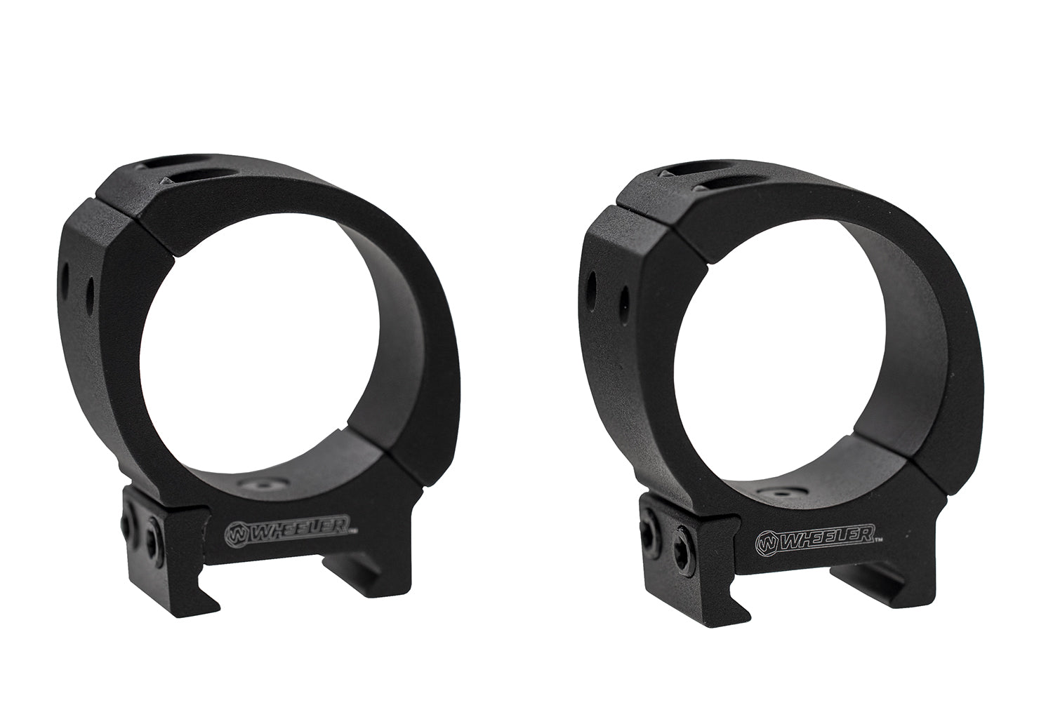 Wheeler Sporter Bi-Weaver Picatinny Scope Rings 1-Inch Medium Black