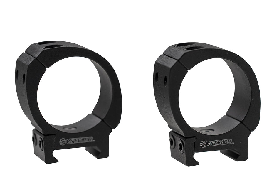 Wheeler Sporter Bi-Weaver Picatinny Scope Rings 1-Inch Medium Black