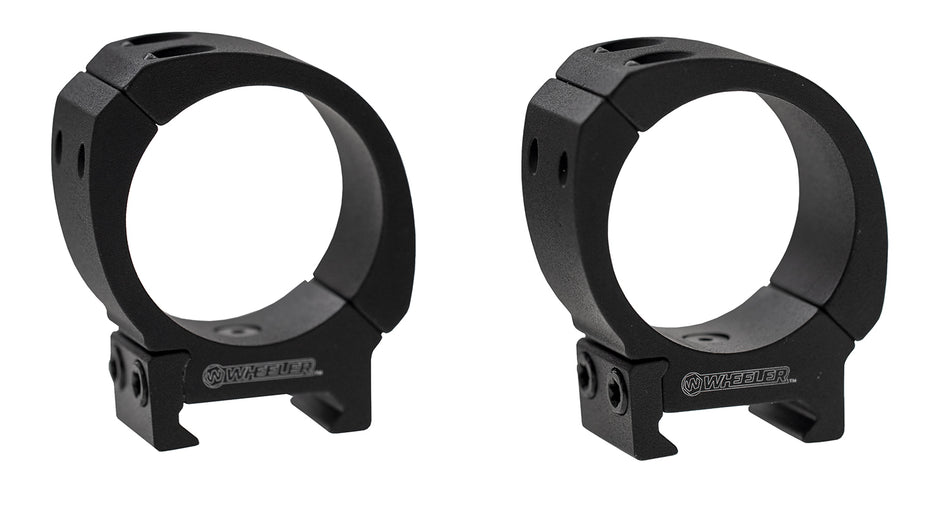 Wheeler Sporter Bi-Weaver Picatinny Scope Rings 1-Inch High Black