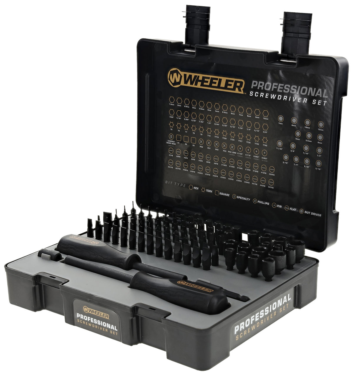 Wheeler Professional 100-Piece Screwdriver Set with Custom Case