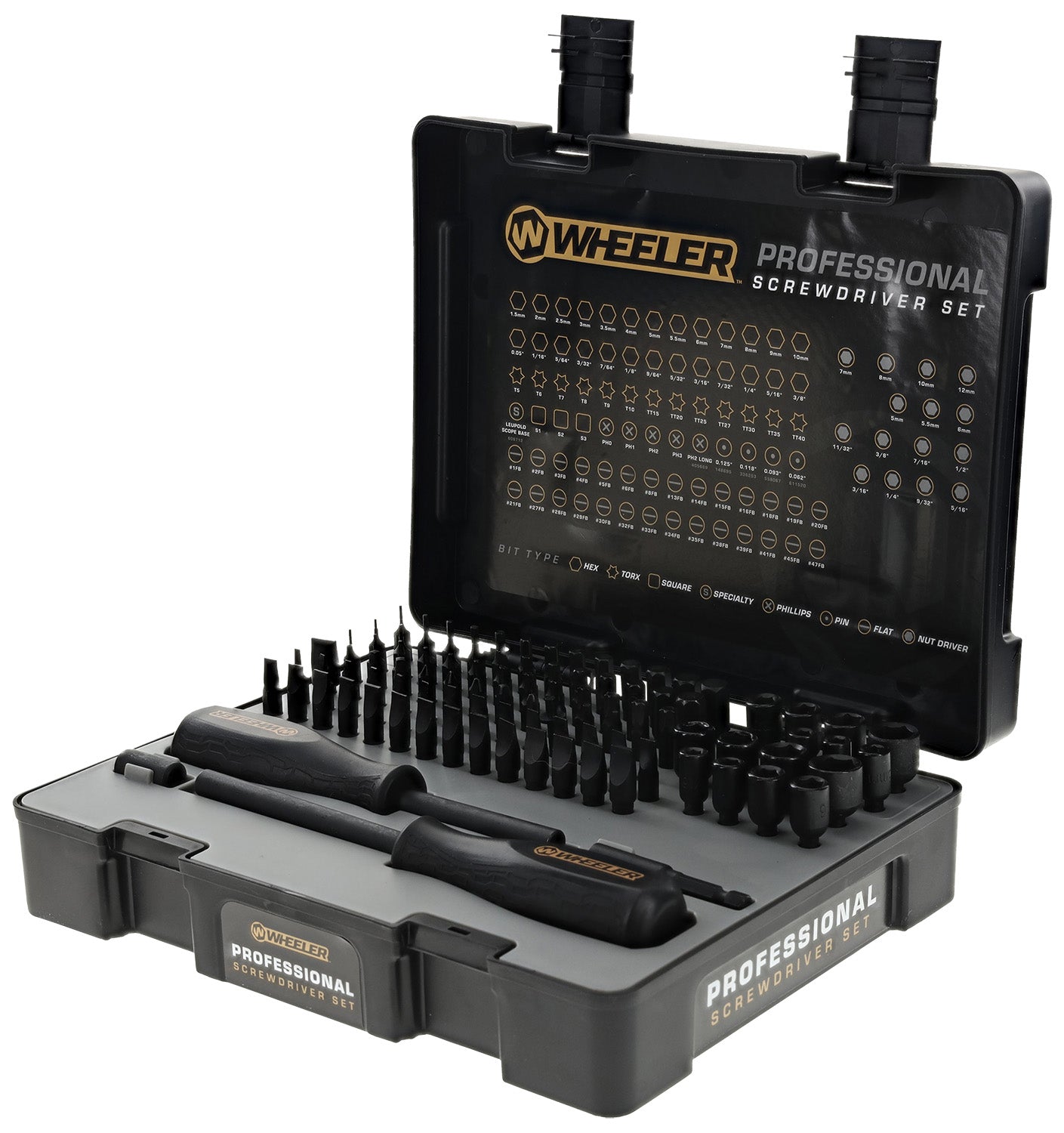 Wheeler Professional 100-Piece Screwdriver Set with Custom Case
