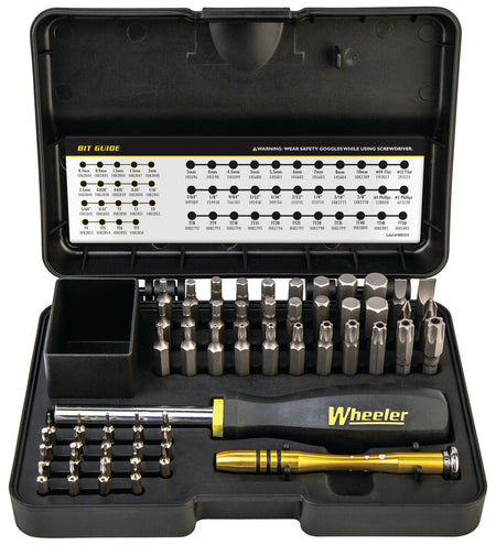 Wheeler 65-Piece Hex/Torx Gunsmithing Screwdriver Set with 4mm Precision MicroDriver