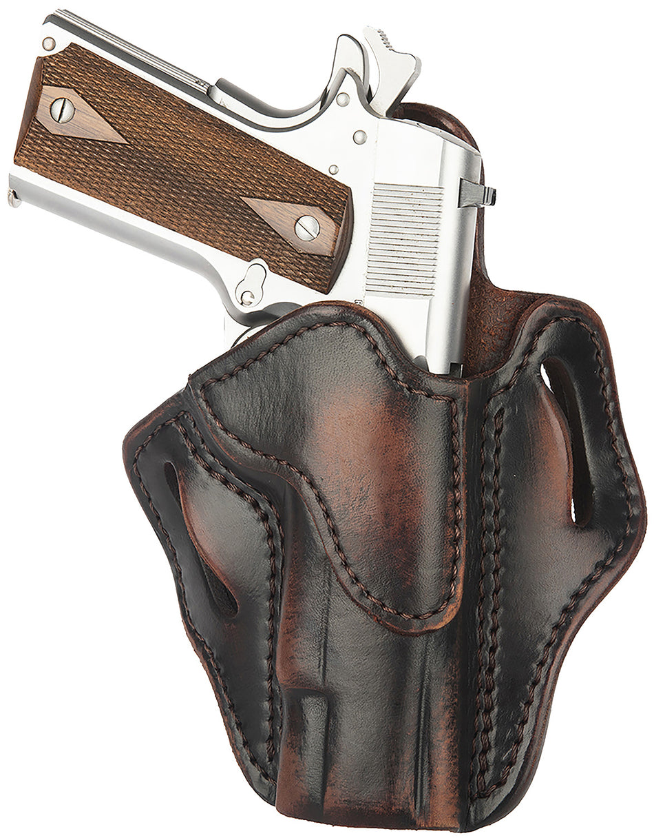 1791 Gunleather ORBH1VTGR BH1 Optic Ready OWB Holster, Vintage Leather, Size 01, Right Hand - 4-5" 1911 Compatible