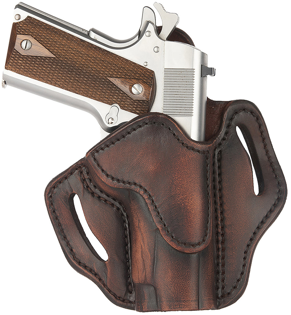 1791 Gunleather ORBH1SVTGR BH1 Optic Ready OWB Holster, Vintage Leather, Right Hand - 4-5" 1911 Compatible