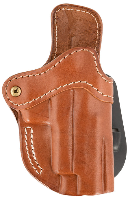 1791 Gunleather ORPDH23CBRR Optic Ready OWB Paddle Holster Size 2.3 Classic Brown Leather Fits Glock 17/21/22/31 RH