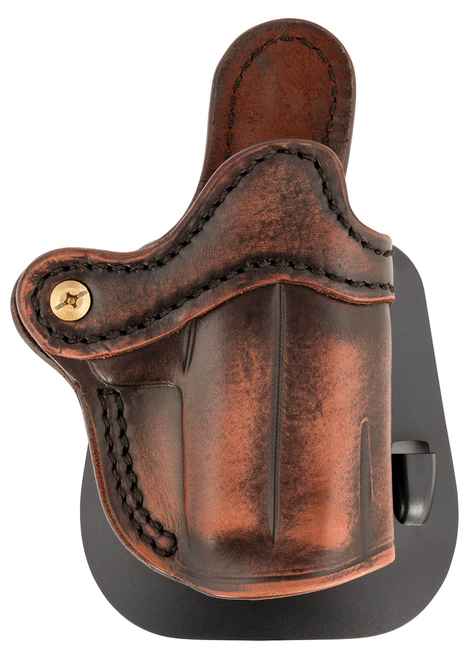 1791 Gunleather ORPDHCVTGR Optic Ready OWB Compact Paddle Holster Vintage Leather Fits Glock 43/Sig P365 Right Hand