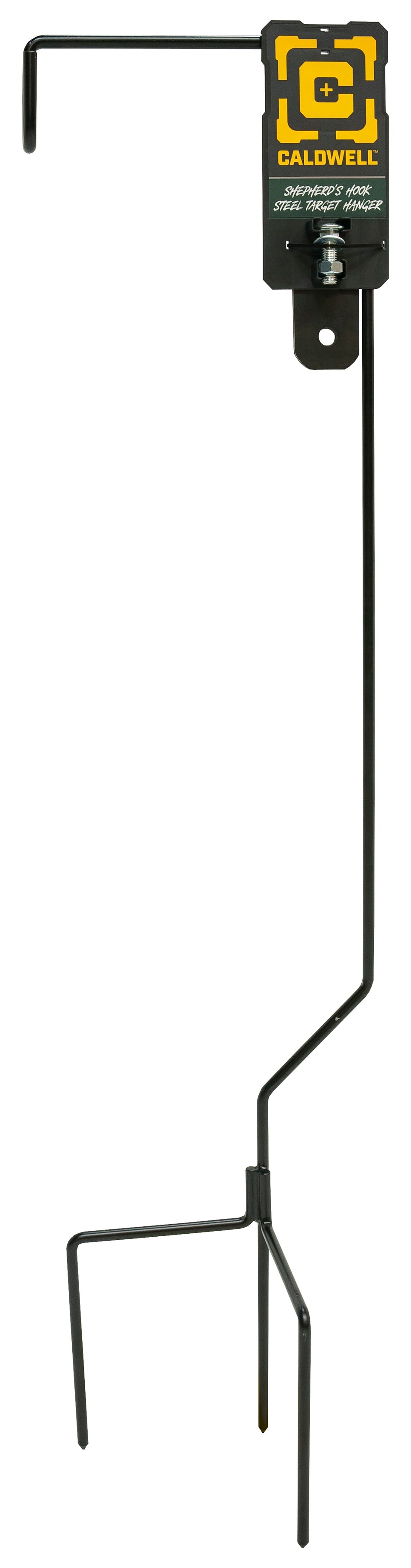 Caldwell Shepherd's Hook Target Stand CP6 Black Steel 45 Inch Tall Standing Hanger