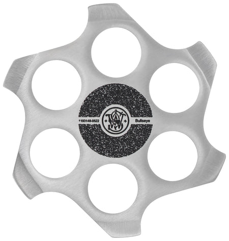 Smith & Wesson M&P Bullseye 1193147 Throwing Circles Stainless Steel Beveled 4 Pack Includes Carry Case