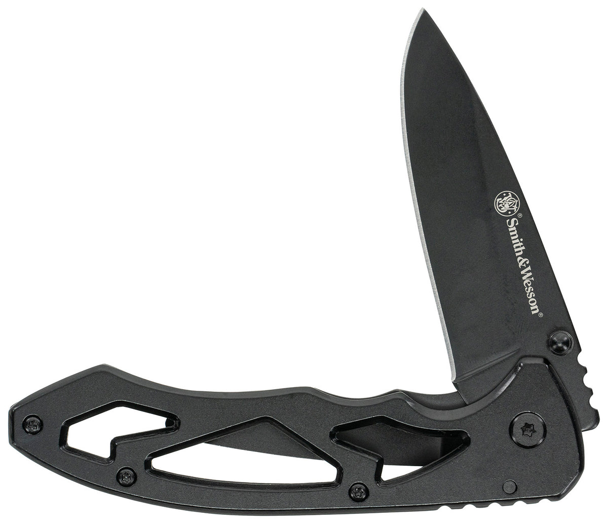 Uncle Henry Skeletonized CK400LCP Large Folding Drop Point Knife 3" Stainless Steel Blade 4.40" Handle Pocket Clip