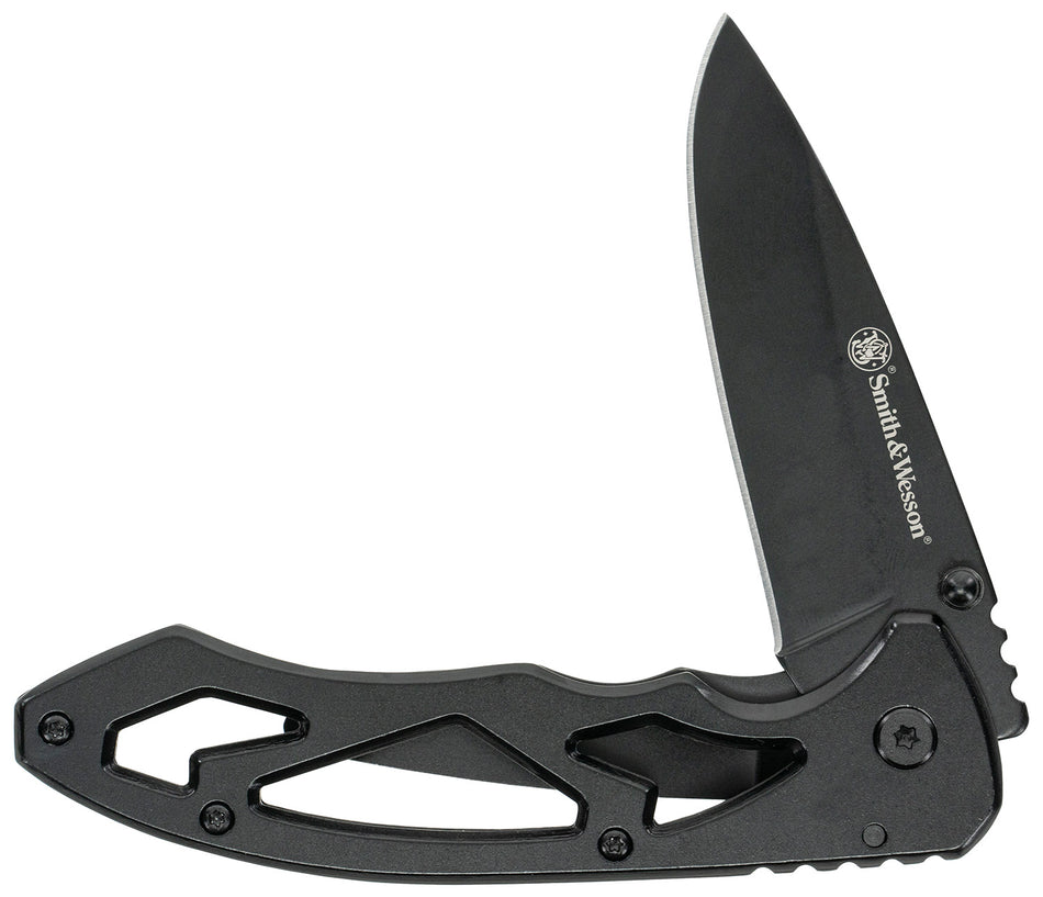 Uncle Henry Skeletonized CK400LCP Large Folding Drop Point Knife 3" Stainless Steel Blade 4.40" Handle Pocket Clip