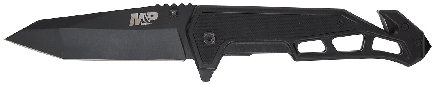 Smith & Wesson M&P Body Guard 1160826 Spring Assist Folding Knife Black 8Cr13MoV SS Blade 5.26" Steel/G10 Handle
