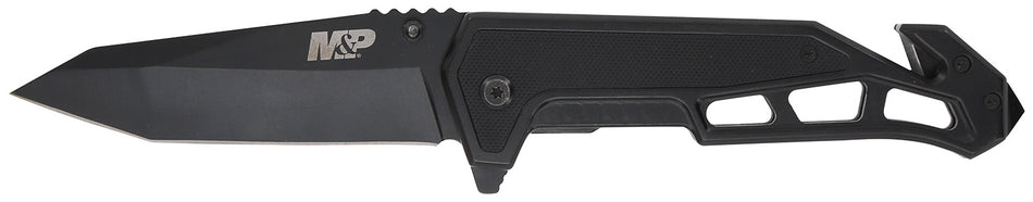 Smith & Wesson M&P Body Guard 1160826 Spring Assist Folding Knife Black 8Cr13MoV SS Blade 5.26" Steel/G10 Handle