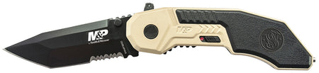 Smith & Wesson M&P MAGIC SWMP3BSDCP 2.80" Folding Knife Part Serrated Black Oxide 4034 SS Blade 4.30" Aluminum Handle