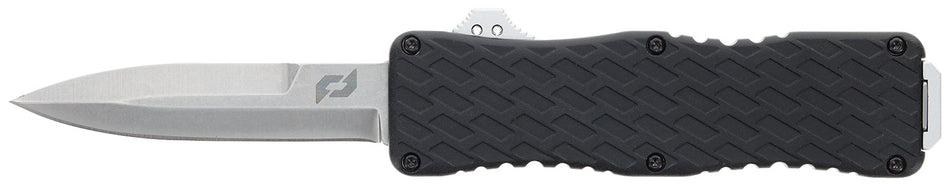 Schrade 1135967 Uproar Double Action OTF Knife Bayonet Plain Satin D2 Steel Blade Aluminum Handle