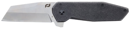Schrade 1182277 Slyte Compact Folder 2.40" Satin D2 Steel Blade Dark Stonewash Stainless Steel Handle
