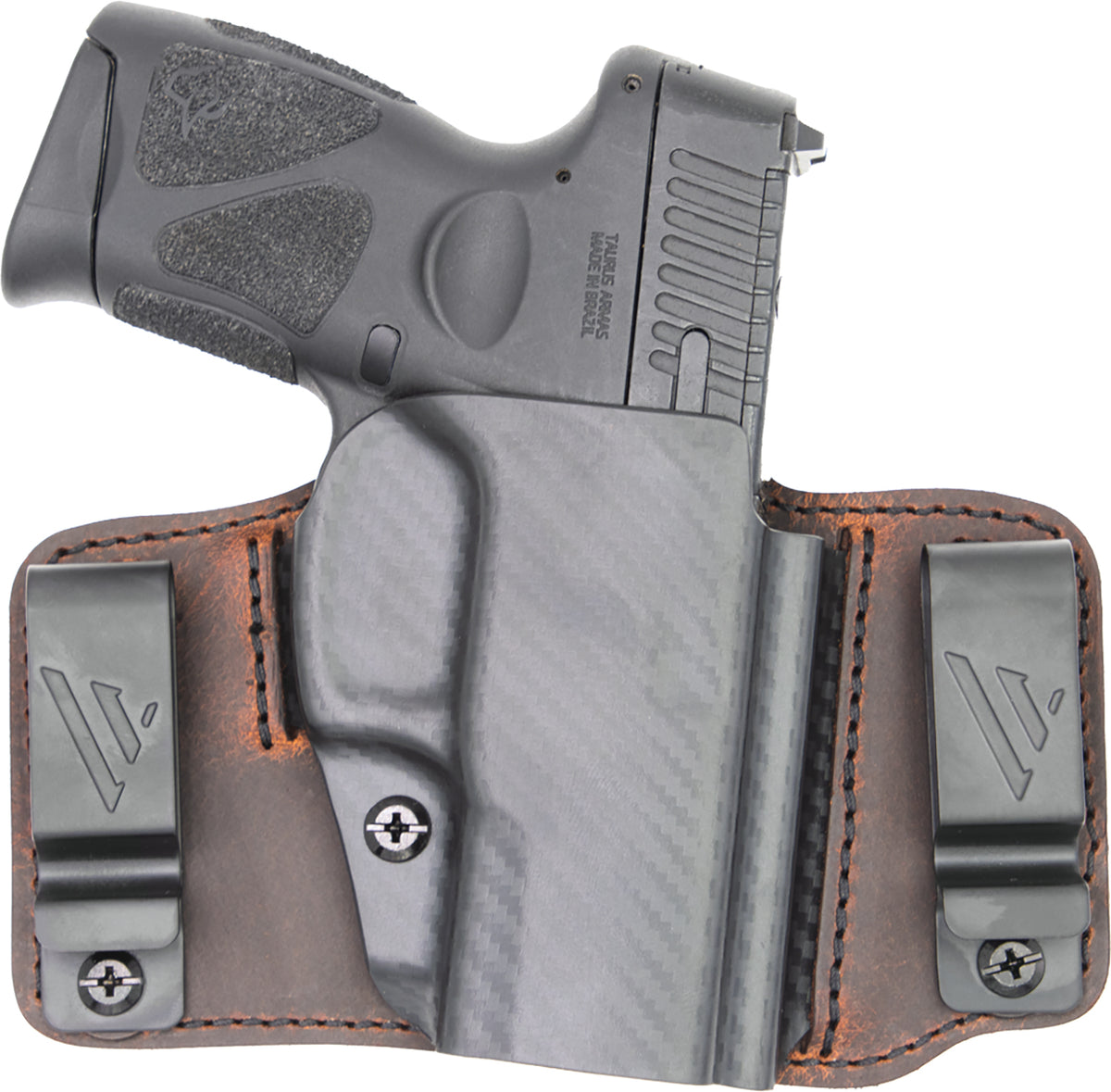 Versacarry INS201G43 Insurgent Deluxe IWB/OWB Holster Brown Polymer Fits Glock 43 RH