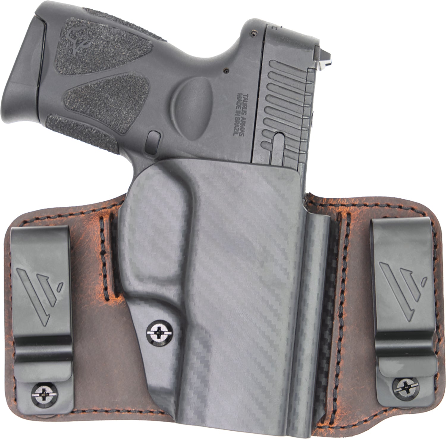 Versacarry INS201G43 Insurgent Deluxe IWB/OWB Holster Brown Polymer Fits Glock 43 RH
