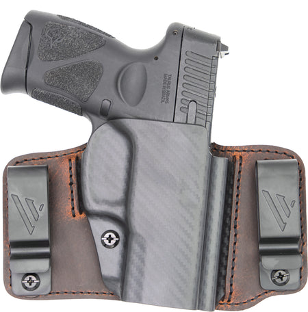 Versacarry INS201365 Insurgent Deluxe IWB/OWB Holster Brown Polymer Fits Sig P365 RH