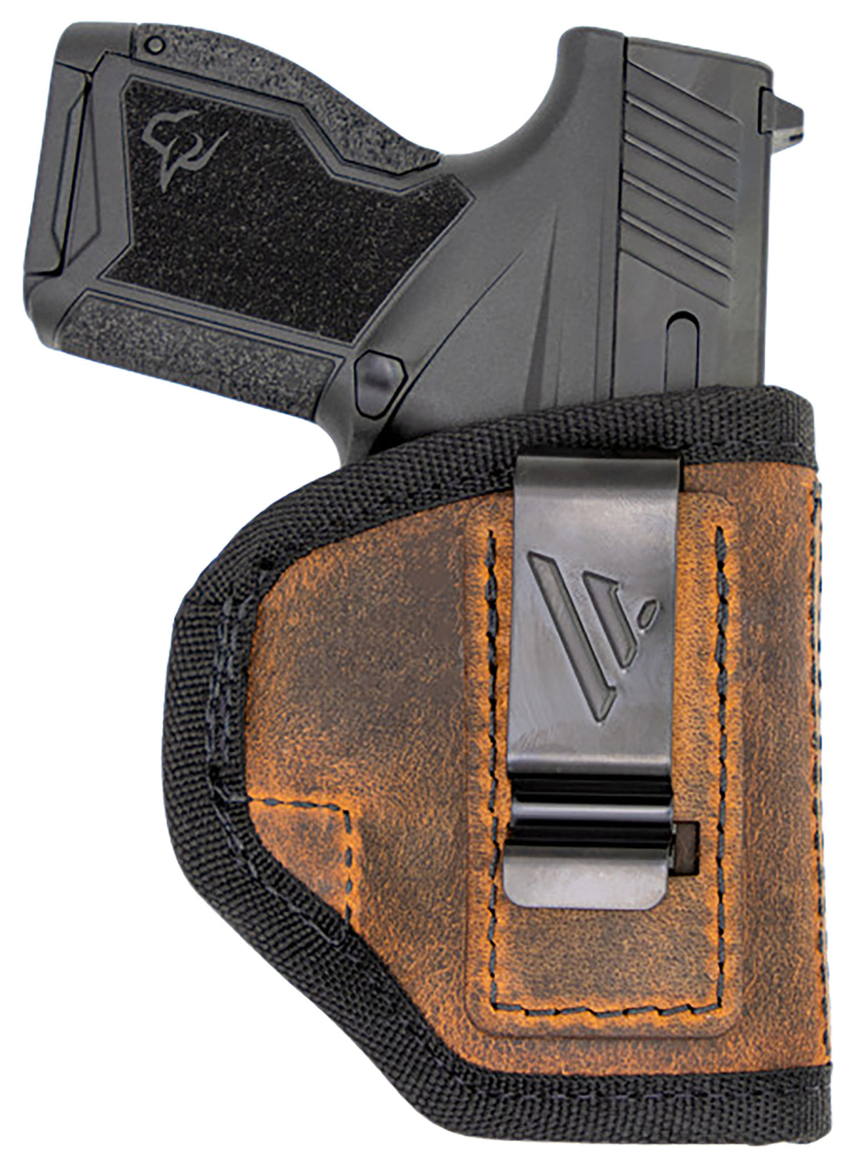 Versacarry Ranger IWB Holster Size 04 Brown Water Buffalo Leather Belt Clip