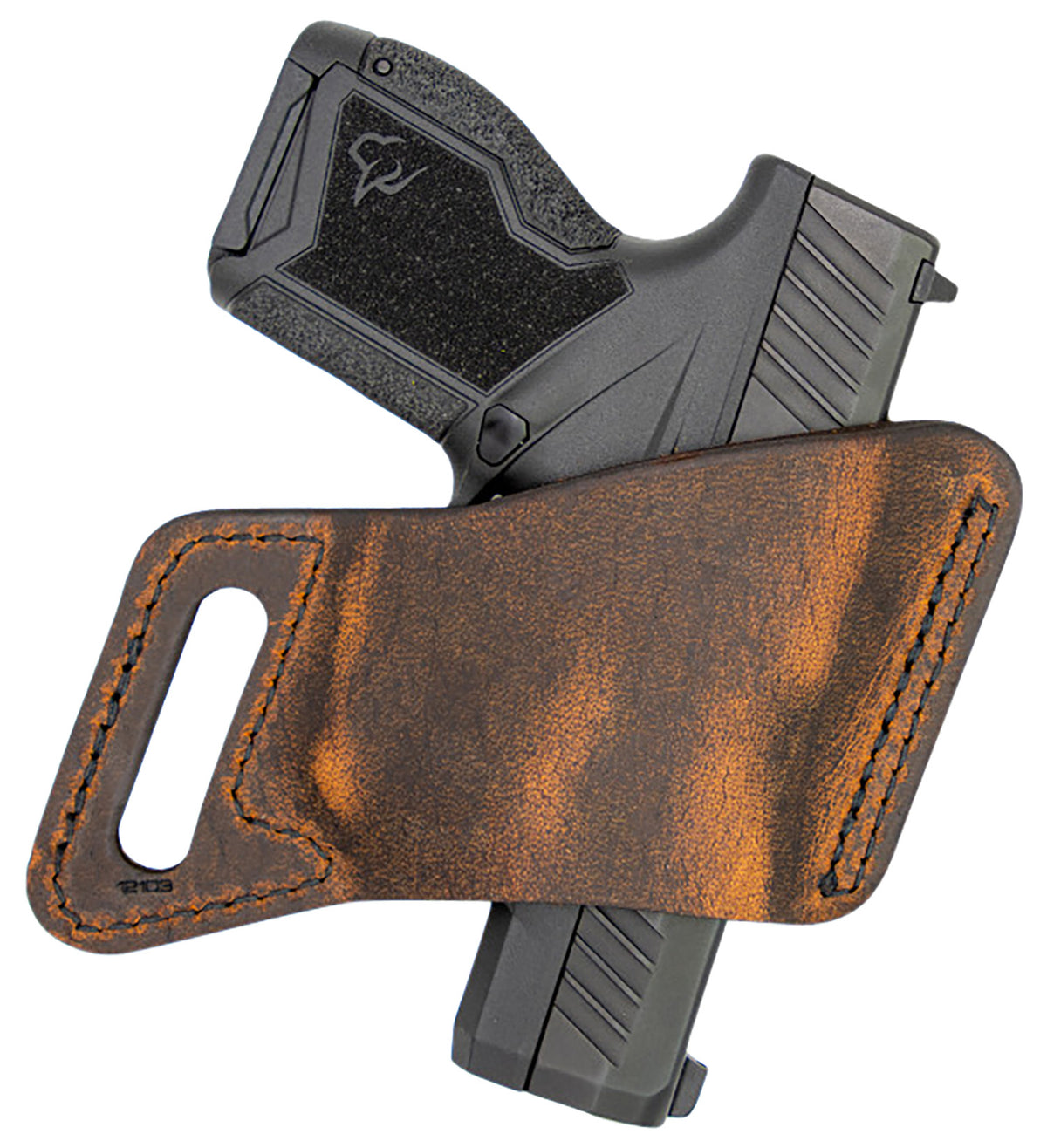Versacarry Arma OWB Holster Size 02 Brown Water Buffalo Leather Belt Slide