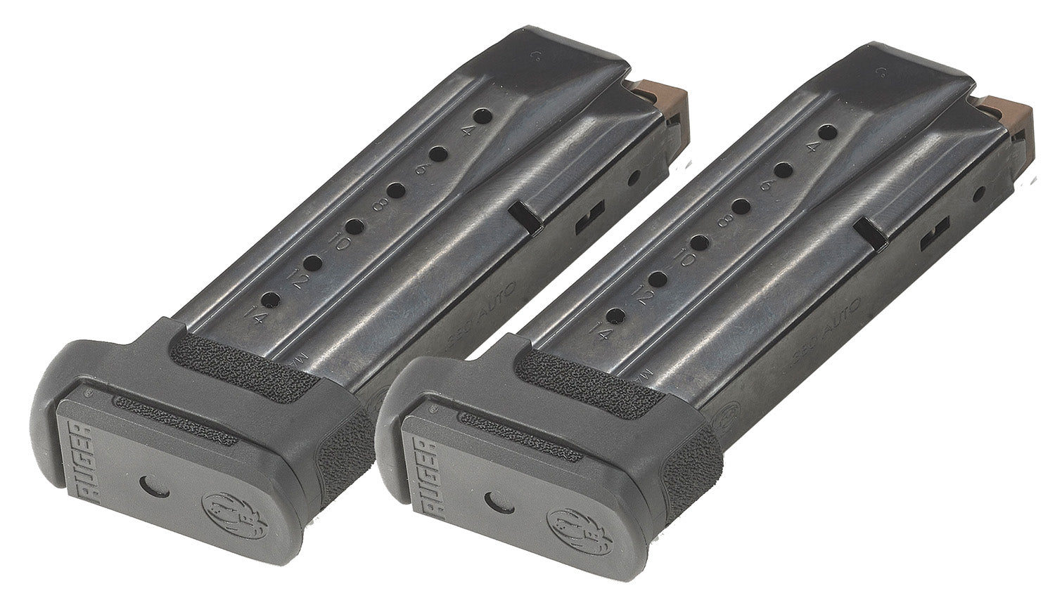 Ruger 90731 Security-380 .380 ACP 15-Round Black Oxide Steel Magazines - 2 Per Pack