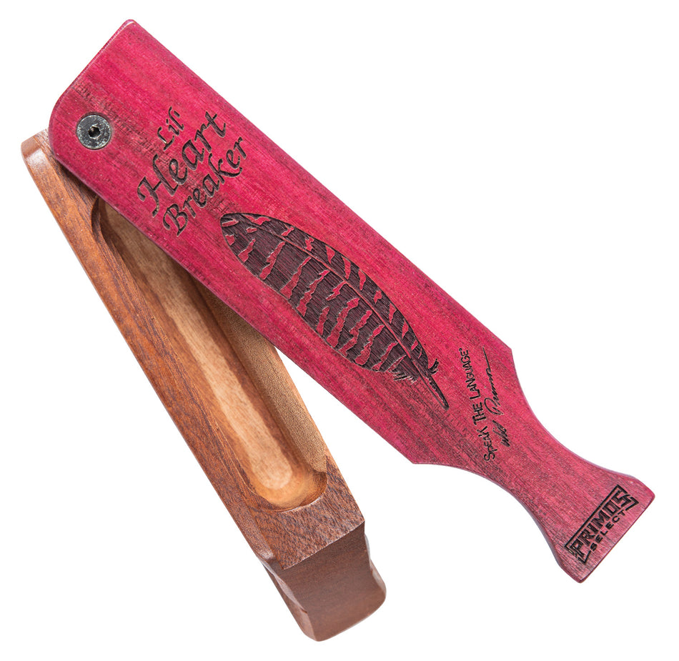 Primos 230 Heartbreaker Turkey Box Call Mahogany Natural/Purple