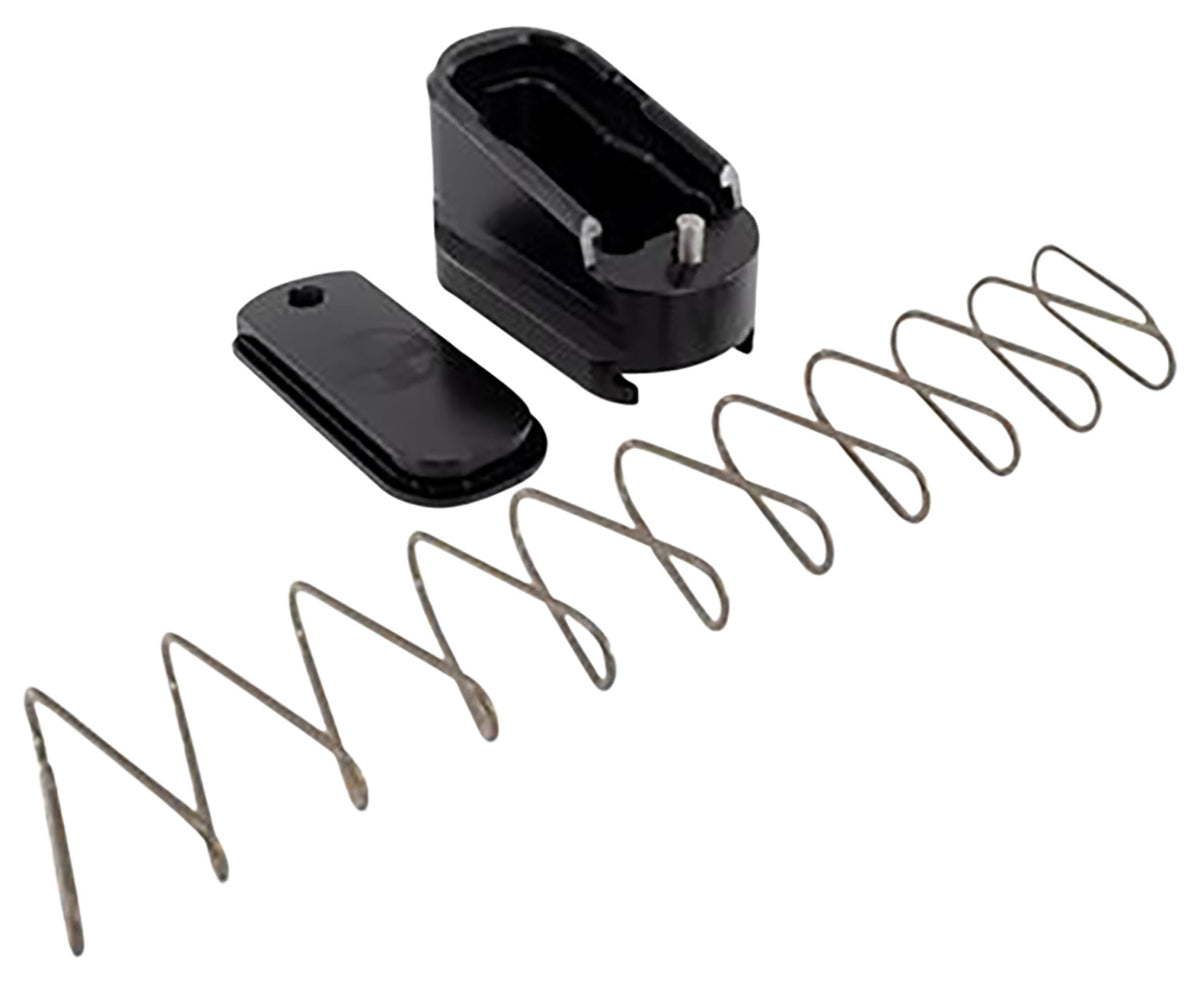 Shield Arms Glock 43 Magazine Extension +2 Rounds, Black Anodized Aluminum