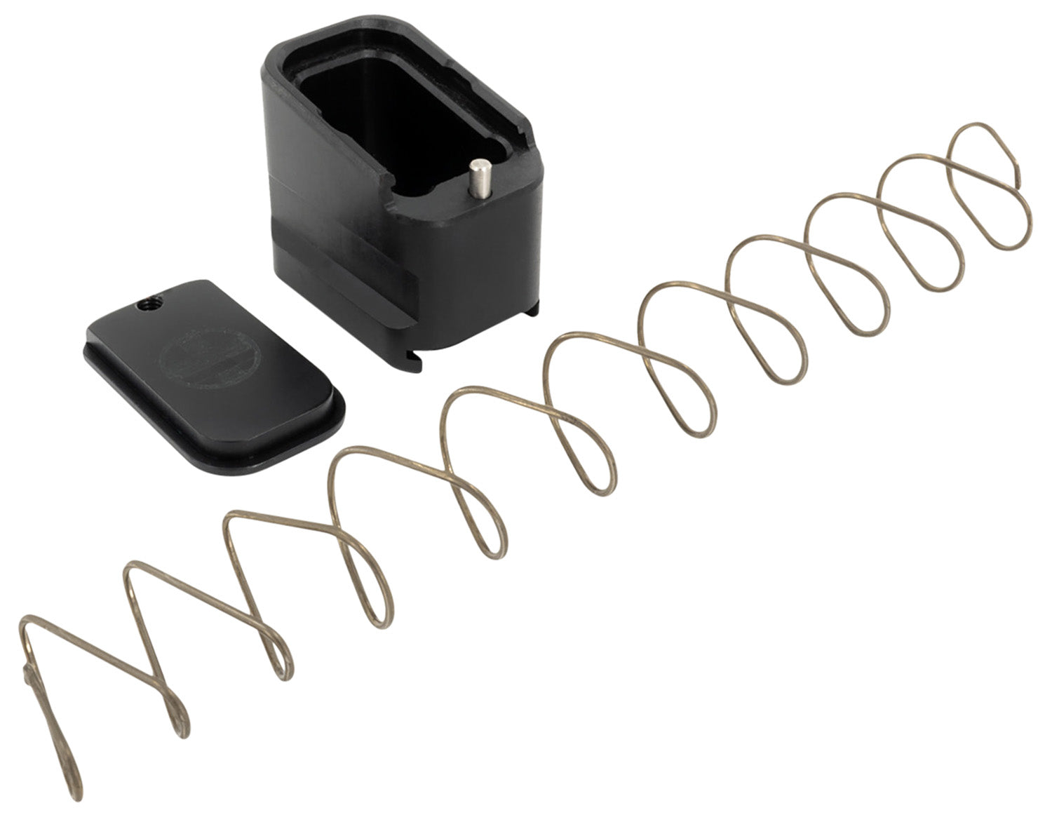Shield Arms Glock 19/23 Magazine Extension +5 Rounds, Black Anodized Aluminum