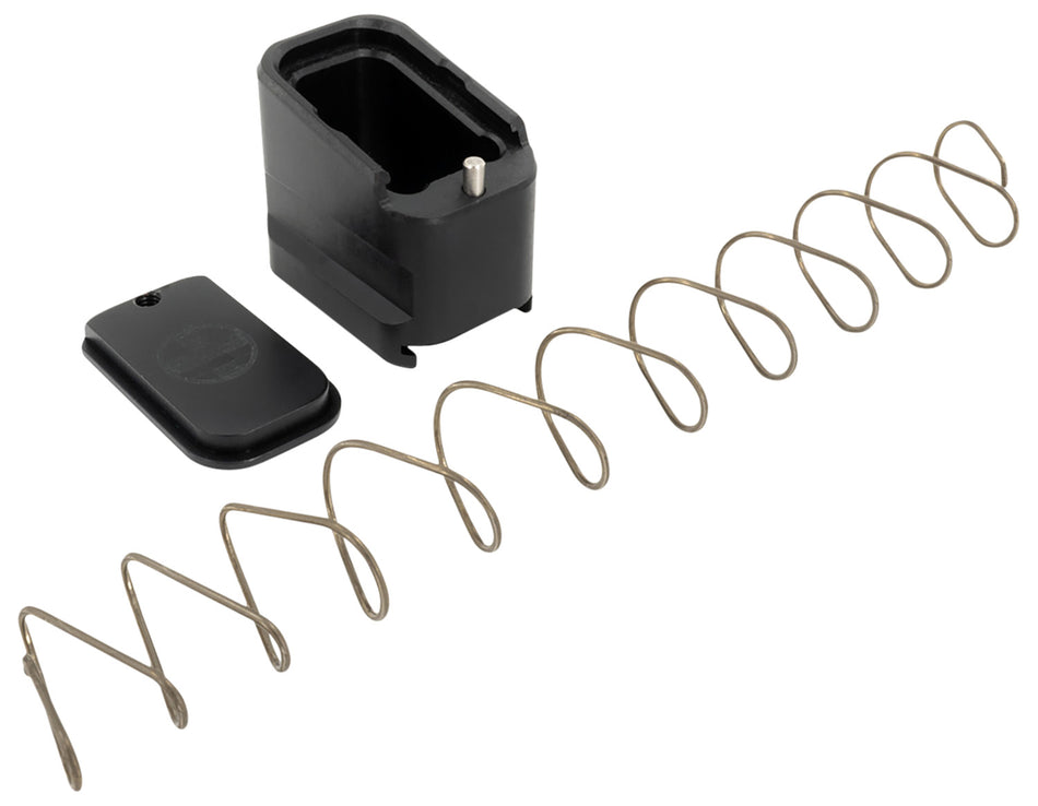Shield Arms Glock 19/23 Magazine Extension +5 Rounds, Black Anodized Aluminum