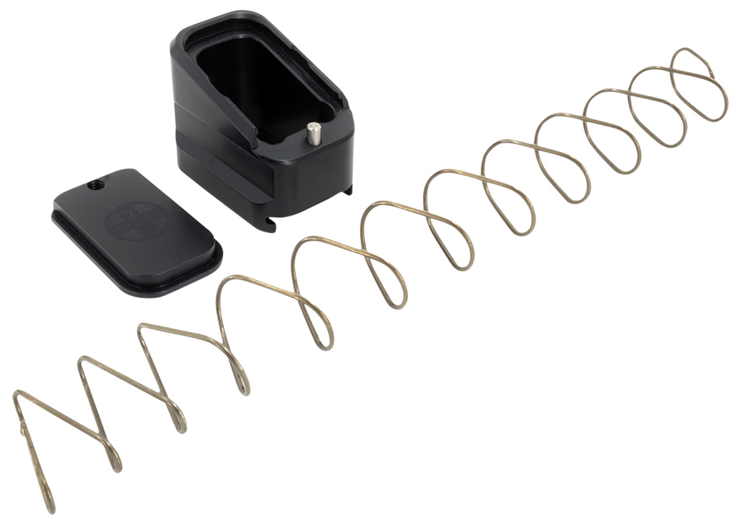 Shield Arms Glock 17/22/34/45 Magazine Extension +5 Rounds, Black Anodized Aluminum