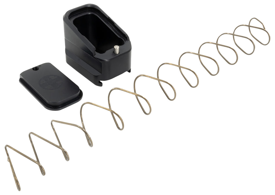 Shield Arms Glock 17/22/34/45 Magazine Extension +5 Rounds, Black Anodized Aluminum