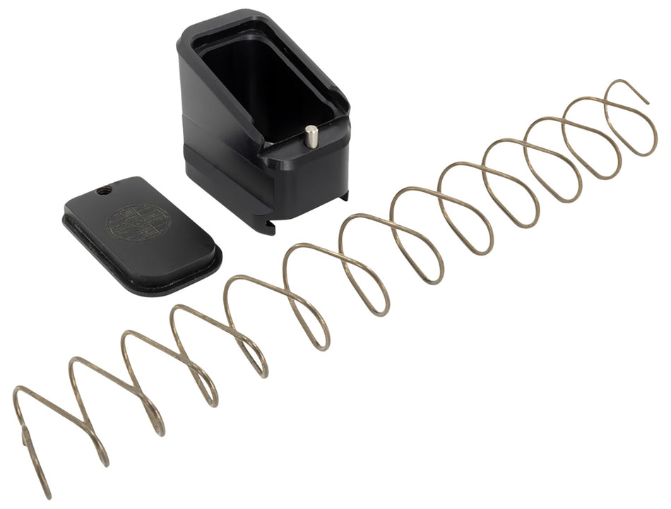 Shield Arms CZ P10-C and P07 Magazine Extension 5rd 9mm/40 S&W, Black Aluminum