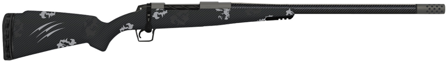 Fierce Firearms Titanium Rogue 7mm Rem Mag 3+1 22" Carbon Fiber Barrel Rifle, Glacier/Phantom Camo Stock, RH