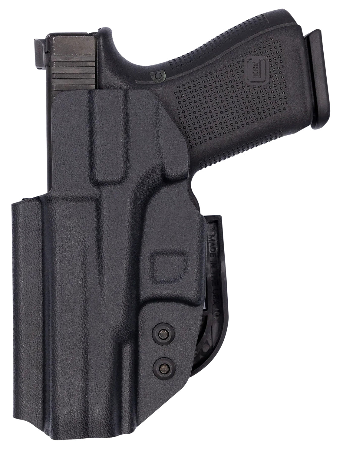 C&G Holsters 0008100 Inside Waistband Covert Holster Black Kydex Fits Glock 19 and 23