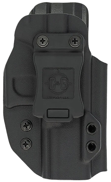 C&G Holsters 0526100 Inside Waistband Covert Holster Black Kydex Fits Smith & Wesson Shield 9mm/40
