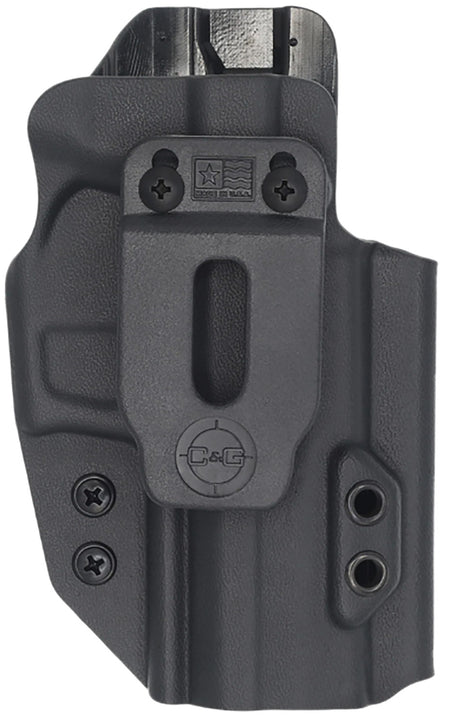 C&G Holsters 0288100 Inside Waistband Covert Holster Black Kydex Fits Sig P320 Compact