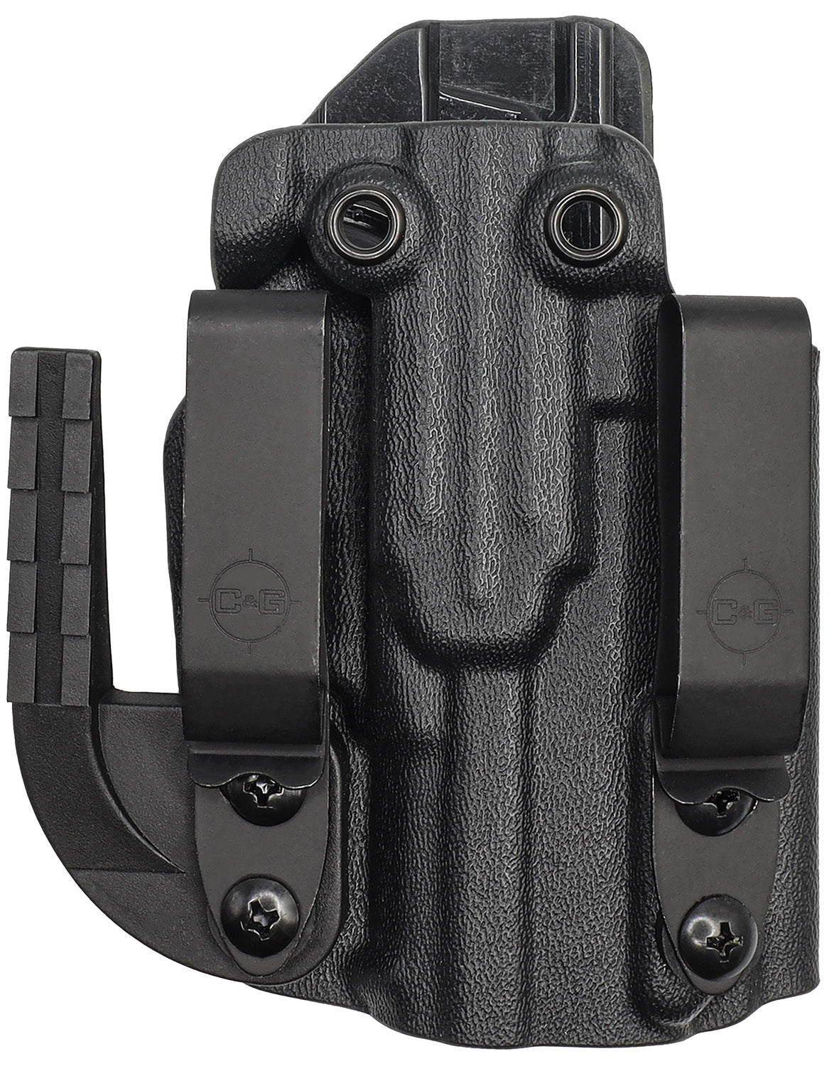 C&G Holsters 0258100 Inside Waistband Covert Holster Black Kydex Fits Sig P365