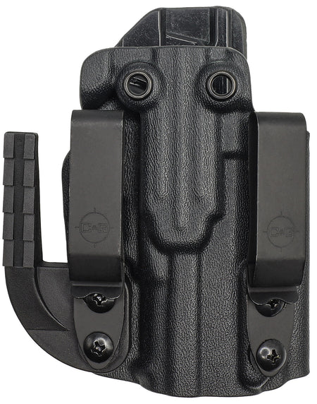 C&G Holsters 0258100 Inside Waistband Covert Holster Black Kydex Fits Sig P365
