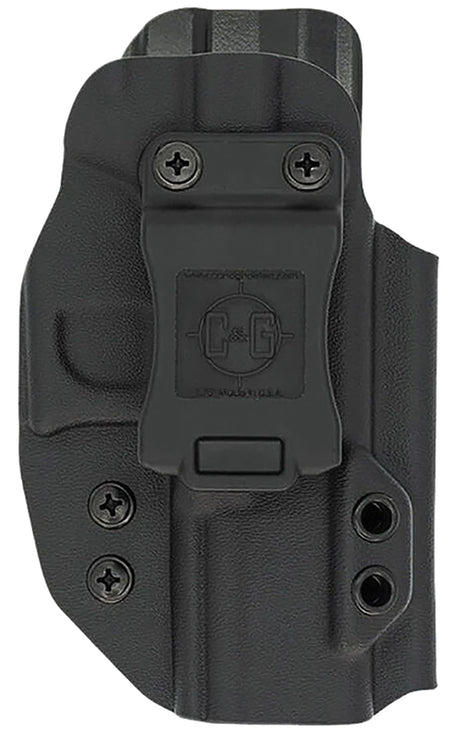 C&G Holsters 1864100 Inside Waistband Covert Holster Black Kydex Fits 1911 3.5" Barrel Right Hand