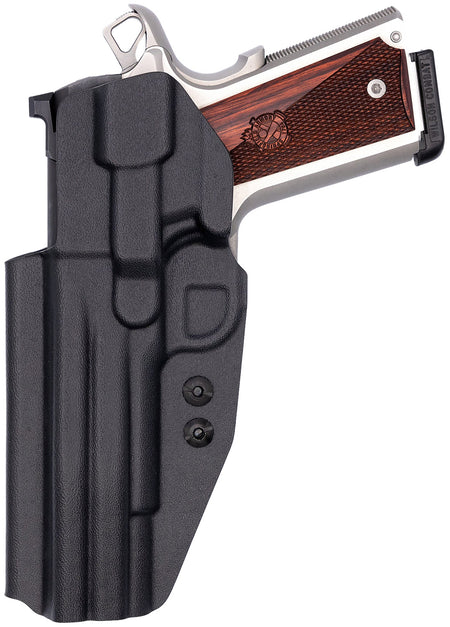 C&G Holsters 1852100 Inside Waistband Covert Holster Black Kydex Fits 1911 5" Barrel Right Hand