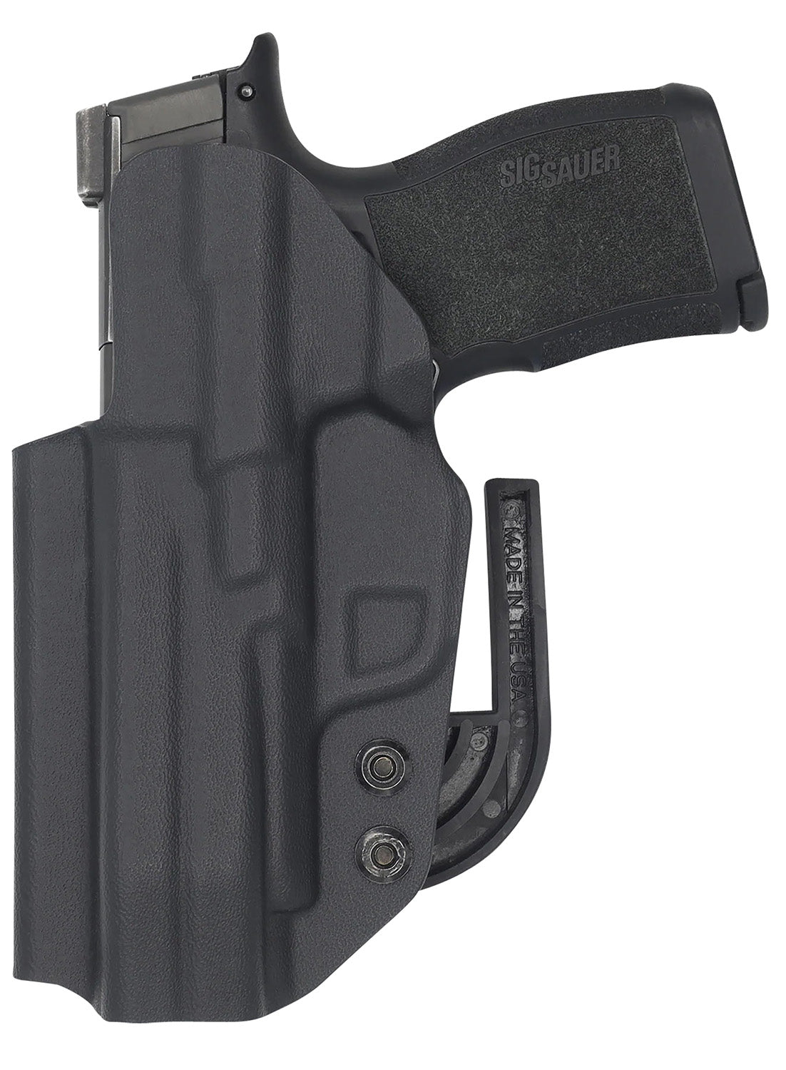 C&G Holsters 0252100 IWB Covert Kydex Belt Clip Holster Sig P365XL RH Black